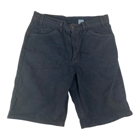 Levi's 550 mens size 33 Dark Blue Jeans 90s orange tab denim shorts - Picture 1 of 11